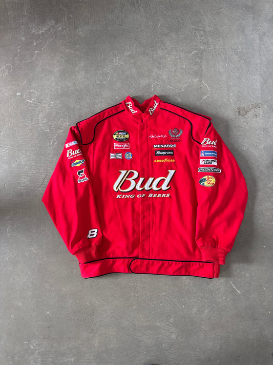 Vintage Nascar Dale Earnhardt Jr. Budweiser Racing Jacket