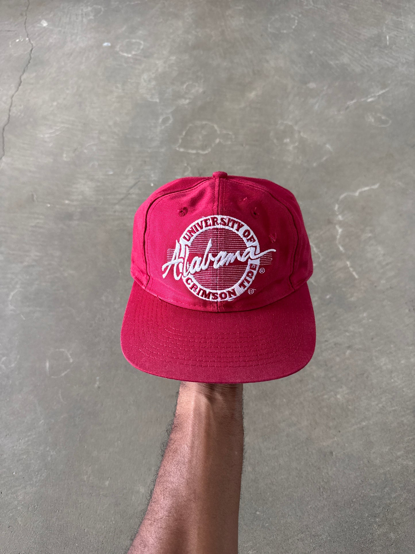 Vintage The Game University Of Alabama Crimson Tide Snapback Hat