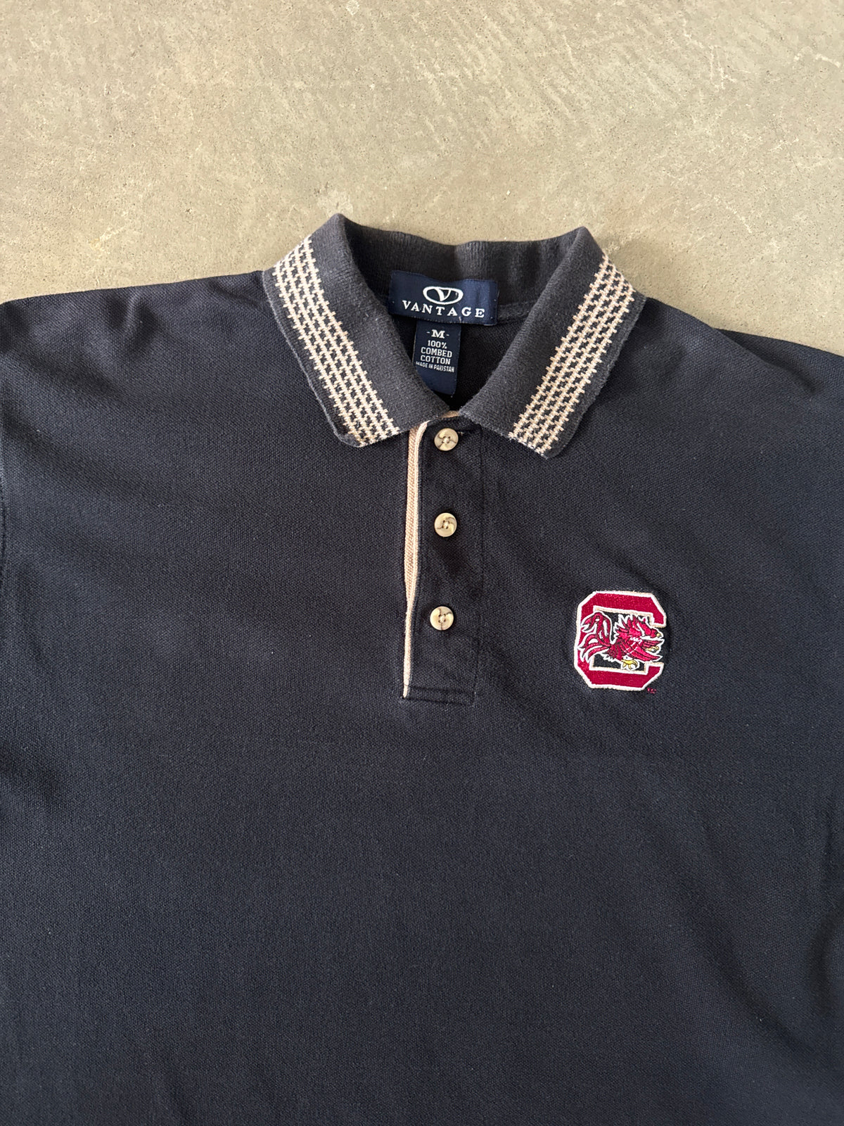 Vintage University Of South Carolina Gamecocks Polo Shirt