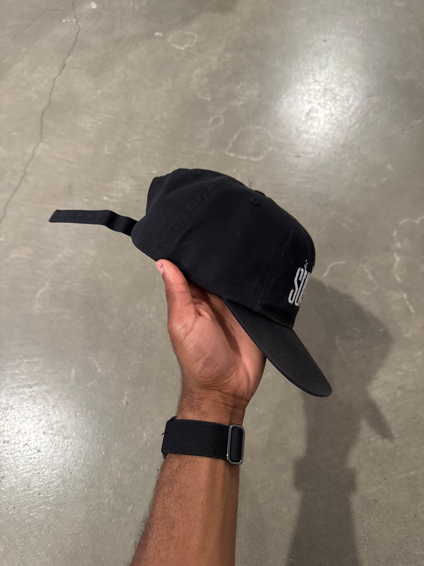 Supreme Splatter 6-Panel Black Hat