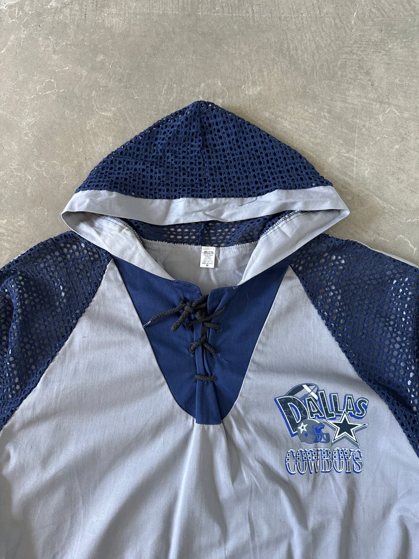 Vintage 90s Dallas Cowboys Hoodied Tee Shorts Set