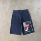 Vintage Y2K Badu Jeans Baggy Usher Rap Shorts