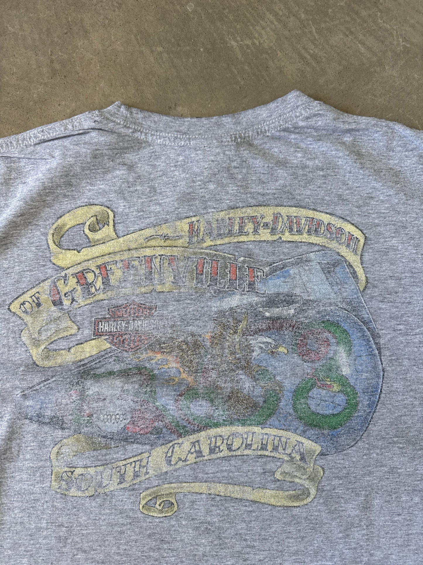 Vintage Harley Davidson Greenville South Carolina Long Sleeve