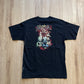 Vintage 90s Maná Latin Rock Band Graphic Black Tee