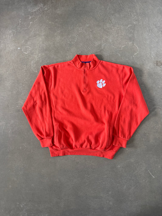 Colosseum University Of Clemson Tigers Quarter Zip Pullover