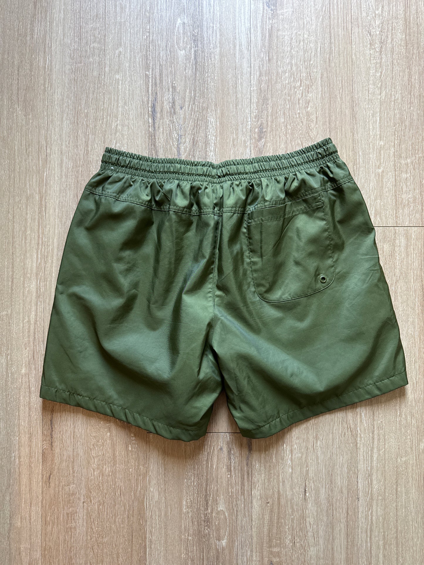Nike Olive Green Logo Shorts