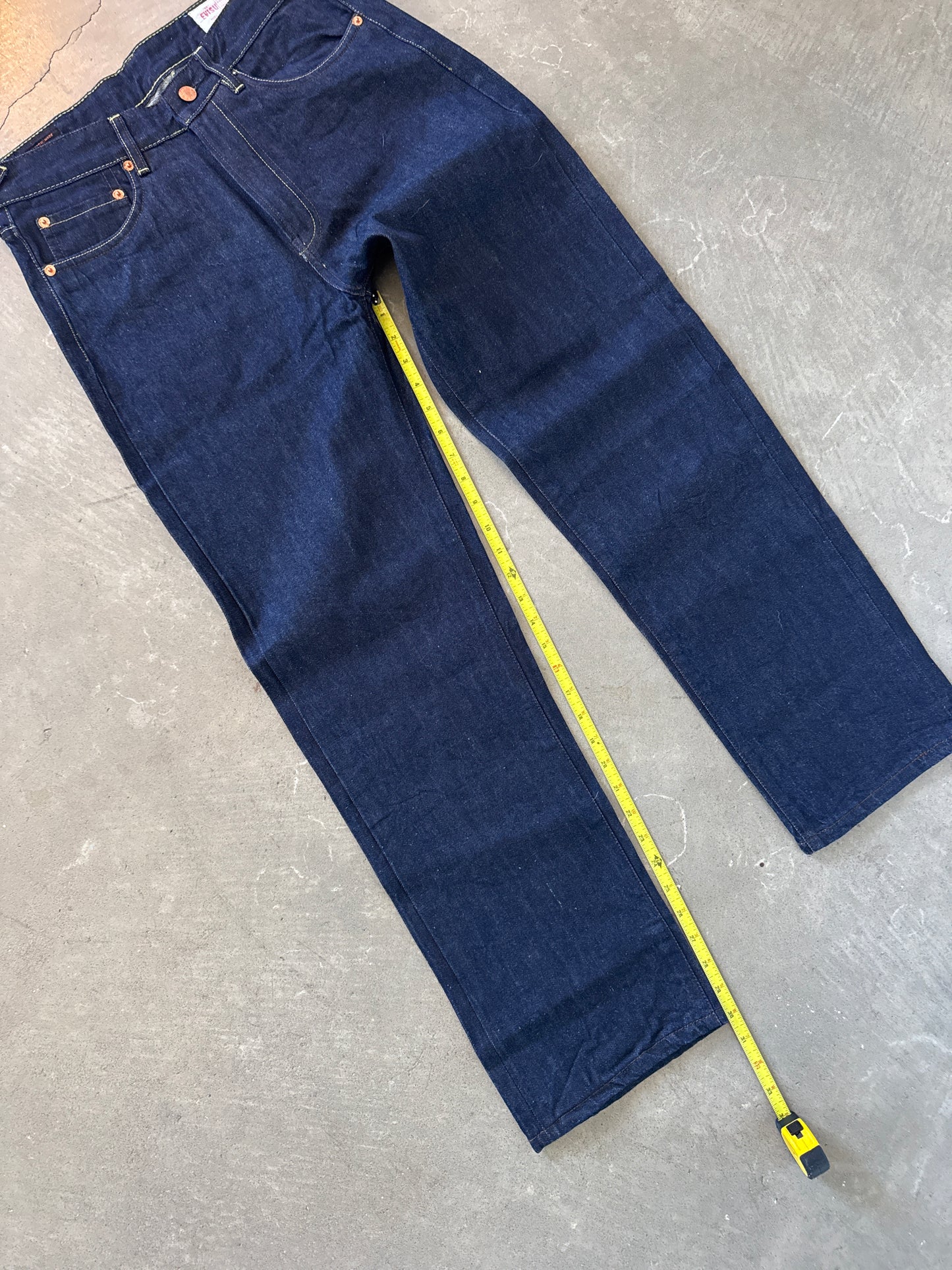 Evisu Embroidered Japanese Art Salvage Denim Jeans