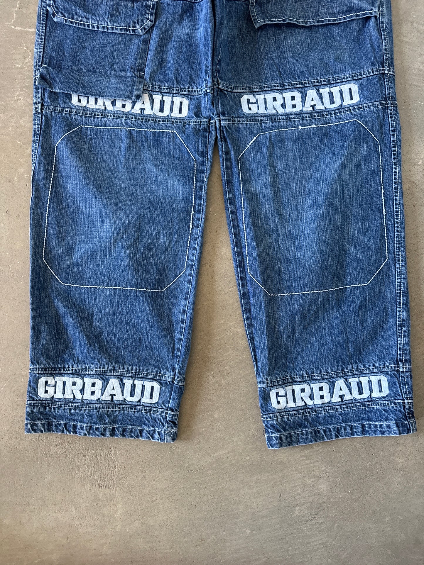 Vintage Y2K Marithe + Francois Girbaud Baggy Bondage Denim Jeans