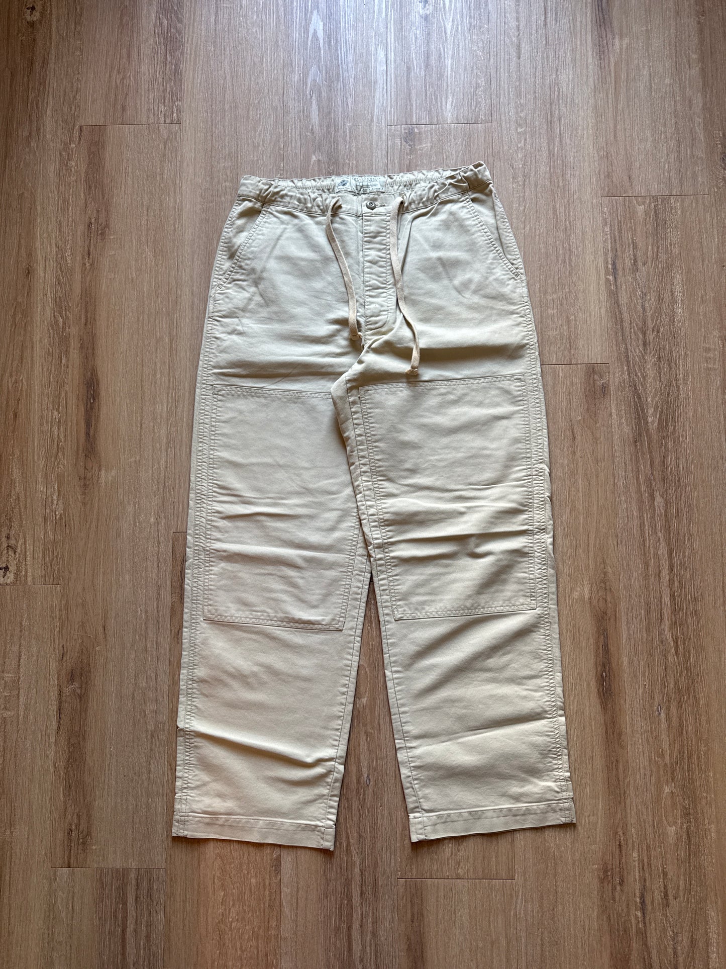 Vintage 90s American Eagle Supply Cargo Double Knee Tan Pants