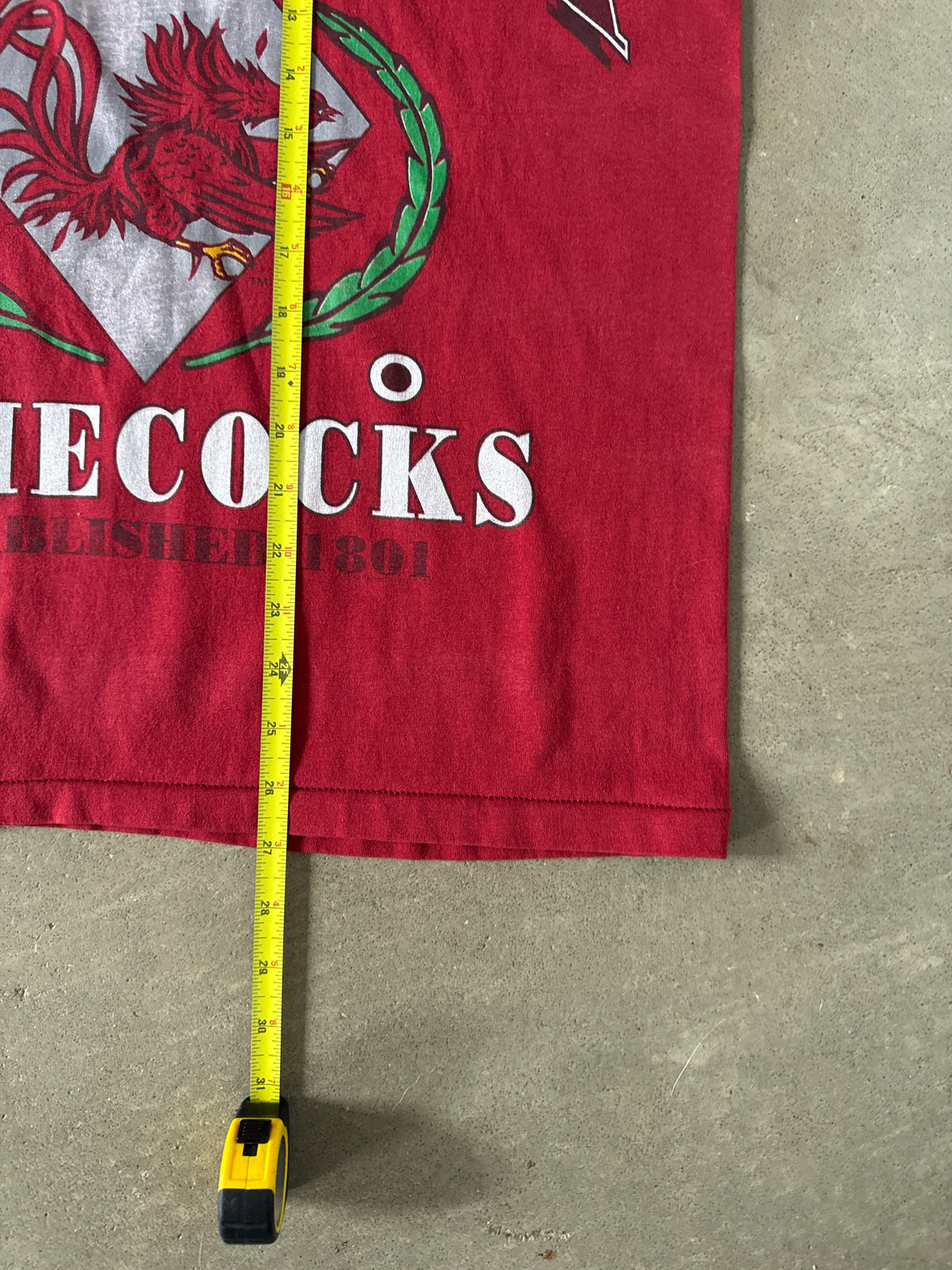 Vintage 1992 University Of South Carolina Gamecocks Tee
