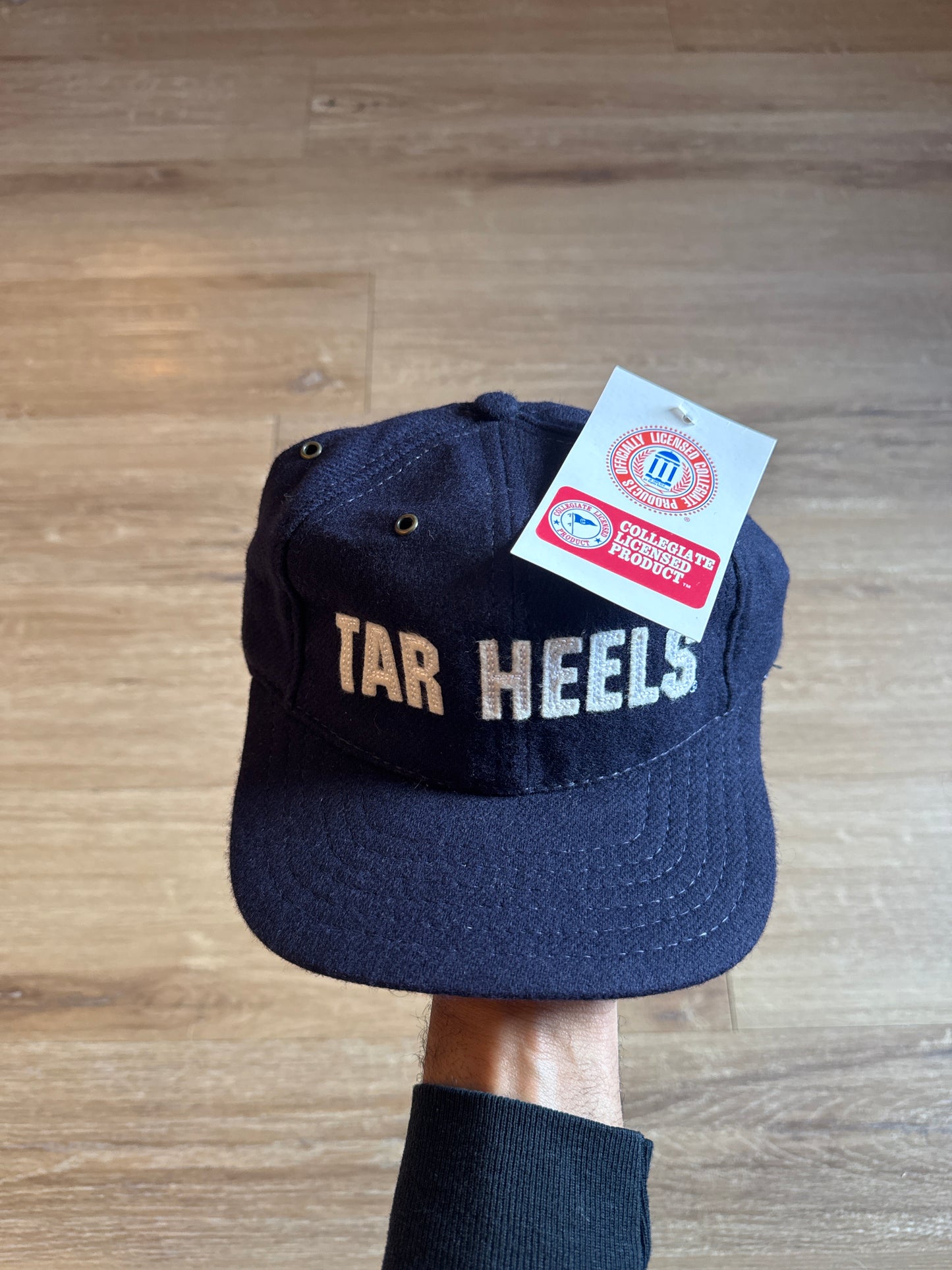 Vintage American Needle Collegiate University Of North Carolina Chapel Hill Wool Strap Back Hat