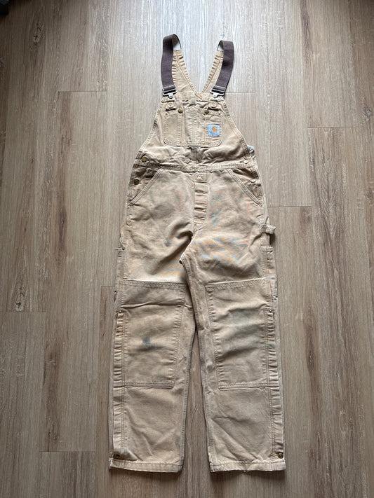 Vintage Carhartt Tan Double Knee Overall Pants