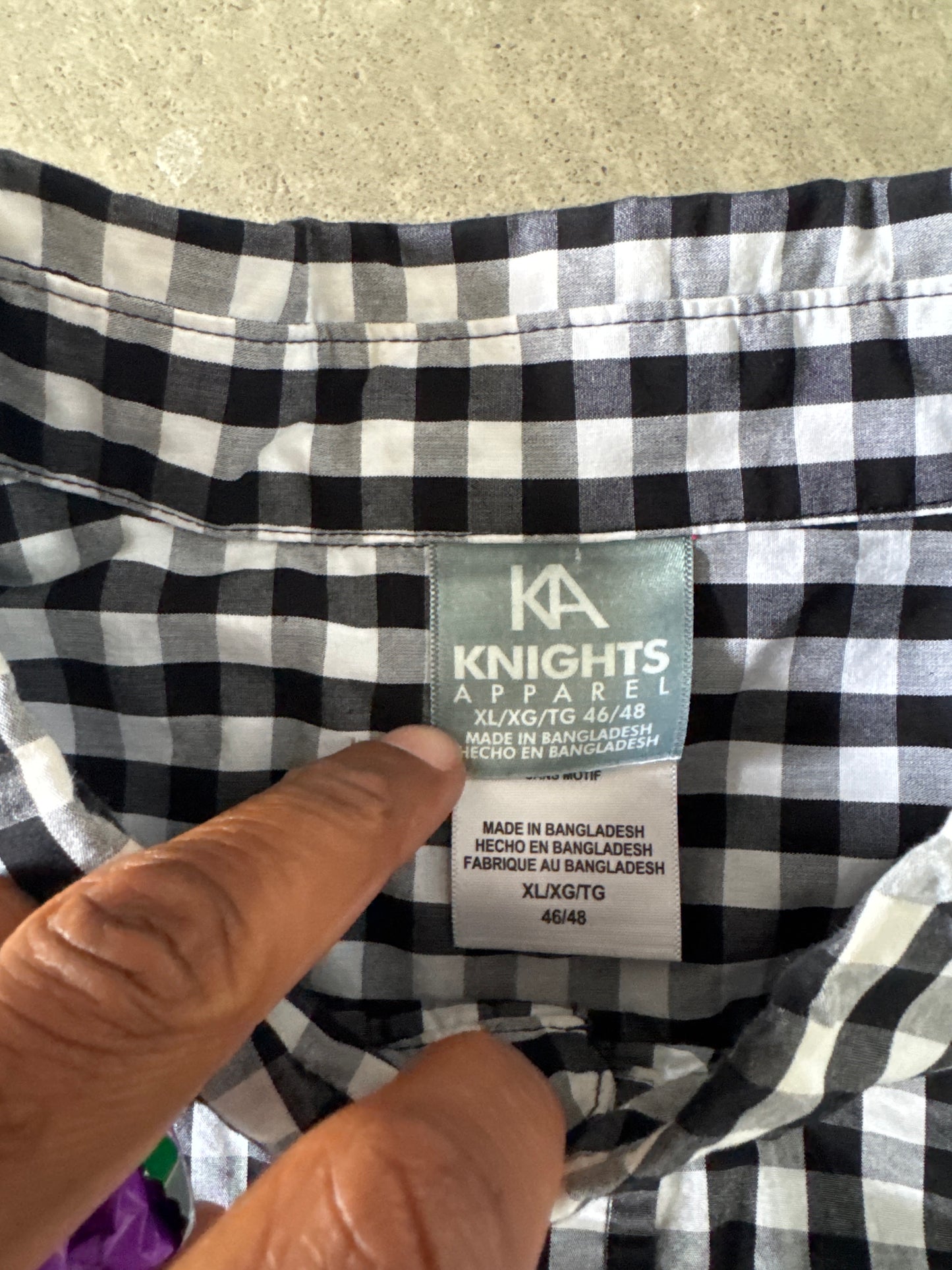 Knights Apparel Checkered University Of South Carolina Gamecocks Button Up Shitt