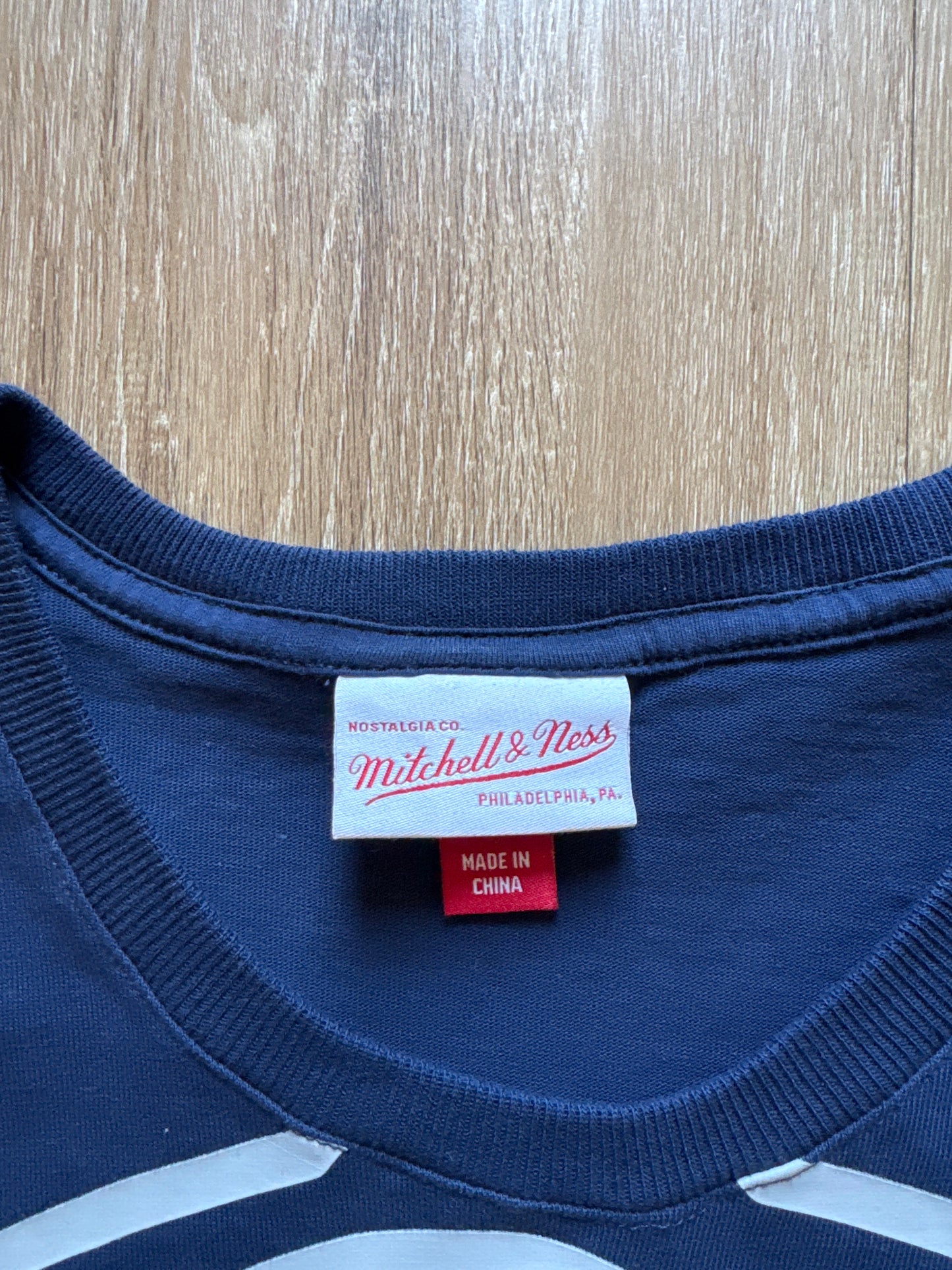 Mitchell & Ness College Vault Georgetown Hoya All Over Print Tee