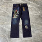 Vintage Ed Hardy New York City Skull Denim Pants