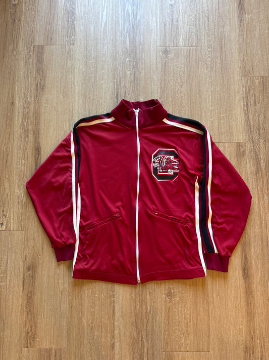 Vintage 80s University Of South Carolina Gamecocks Track Jacket