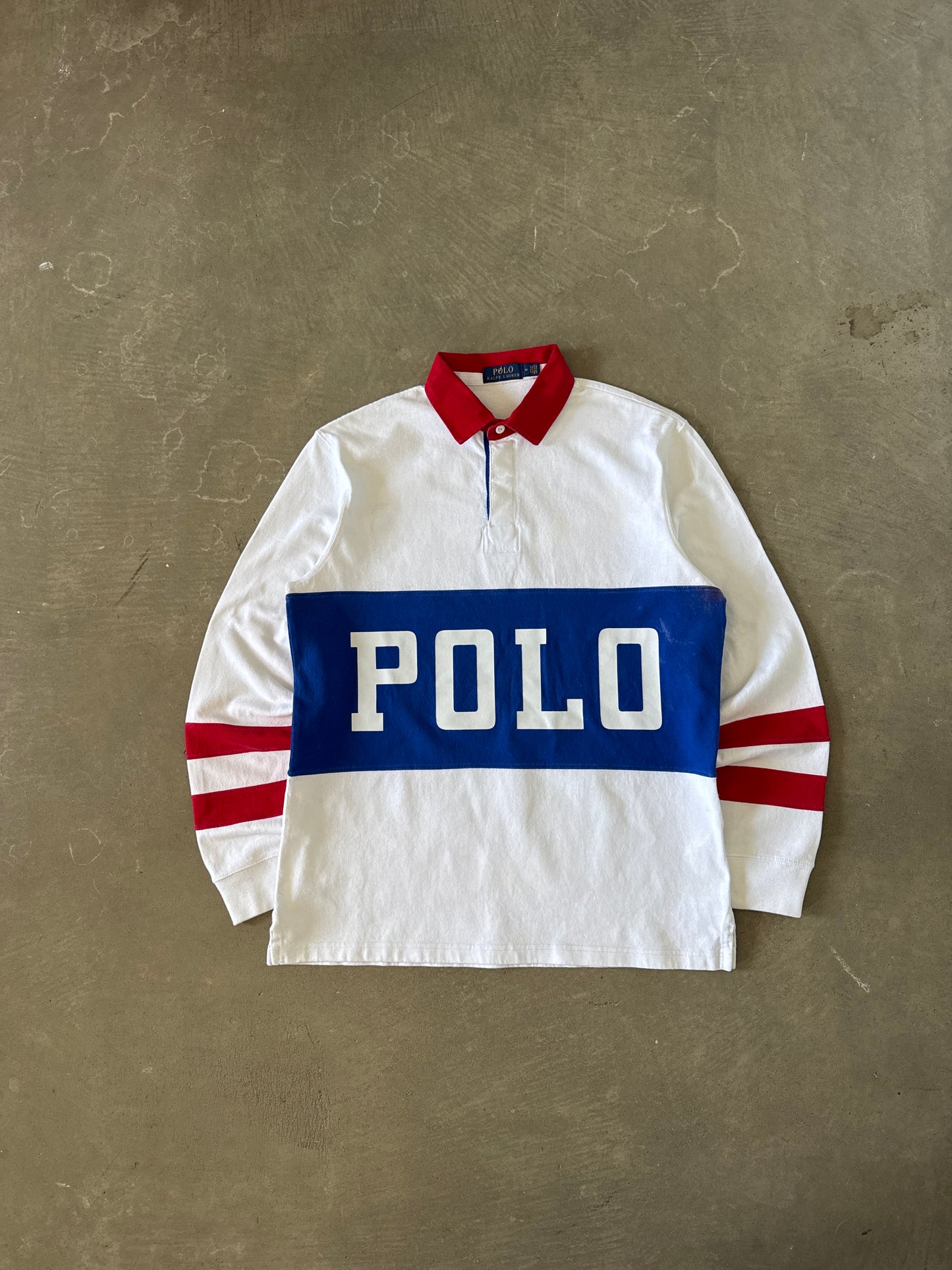 Polo Ralph Lauren Track Spell Out Rugby Shirt