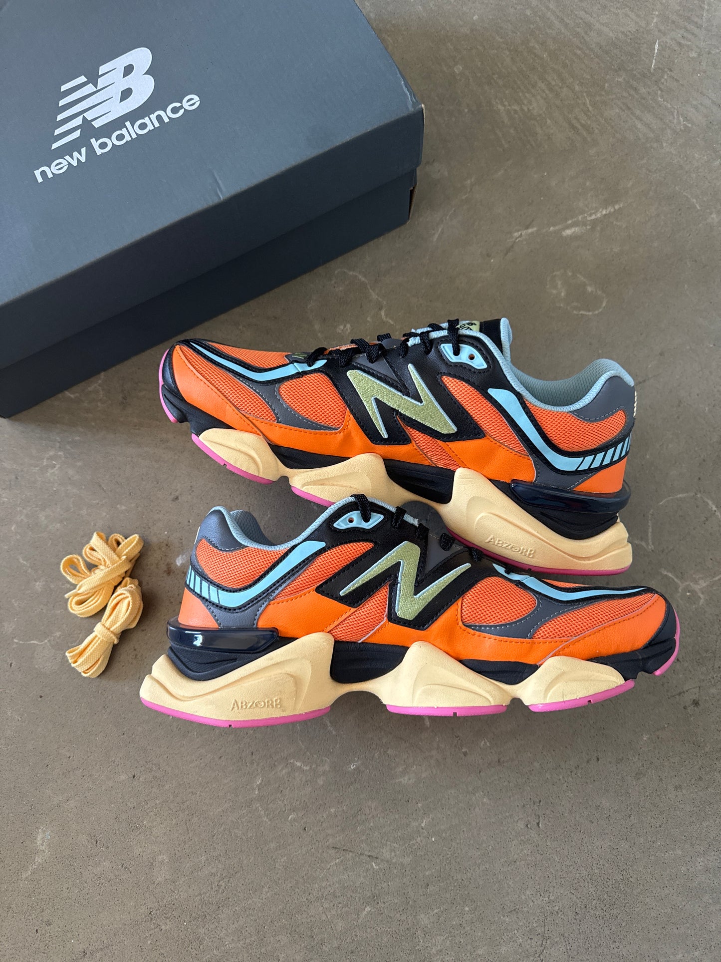 New Balance 9060 Sun Glow Team Sky Blue