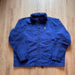 Carhartt Hooded Logo Blue Raincoat Jacket