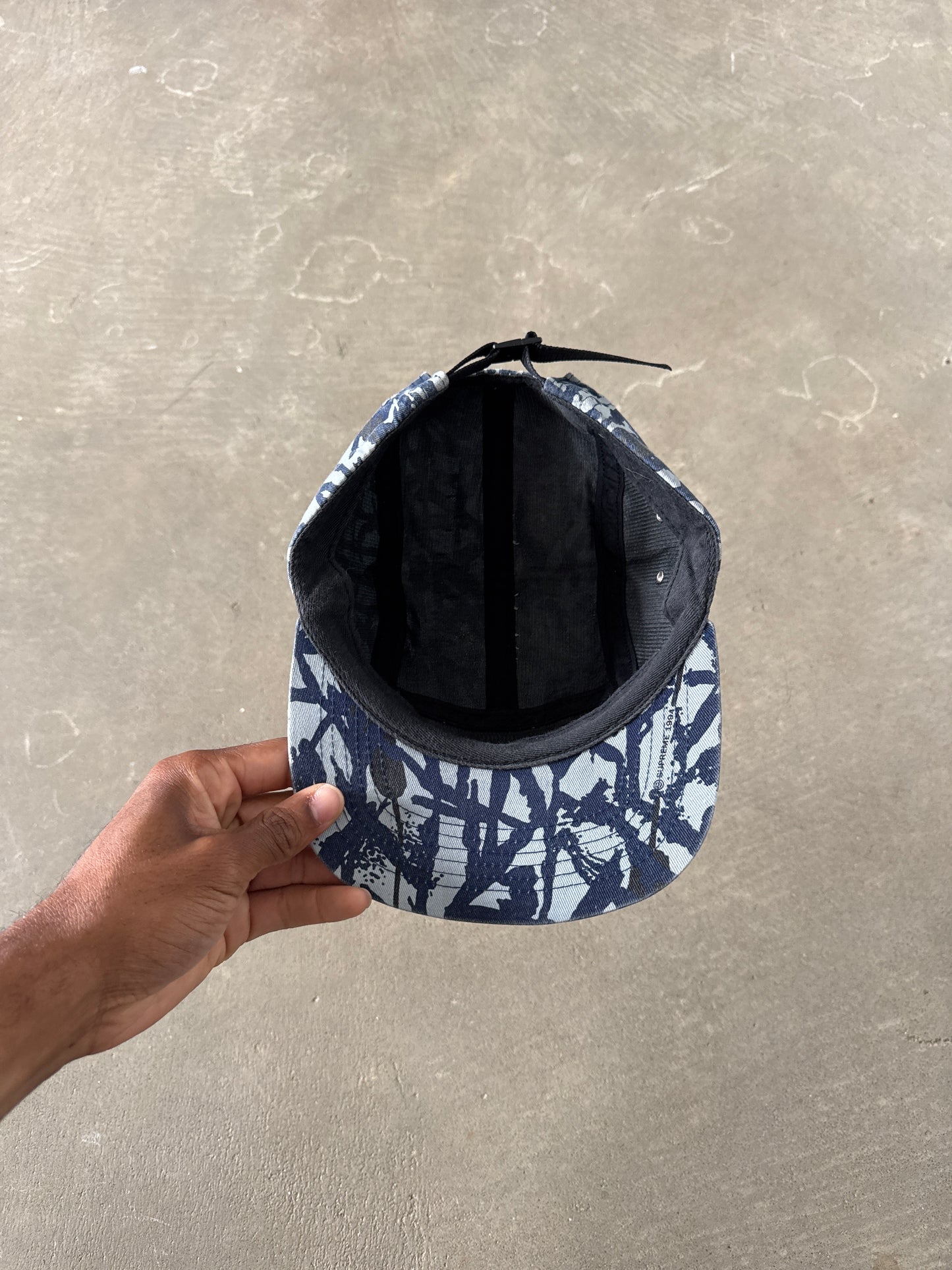 Supreme Reed Blue 5-Panel Camp Cap Hat (SS13)