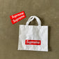 Supreme Woven Box Logo Reusable Shopping Tote Bag