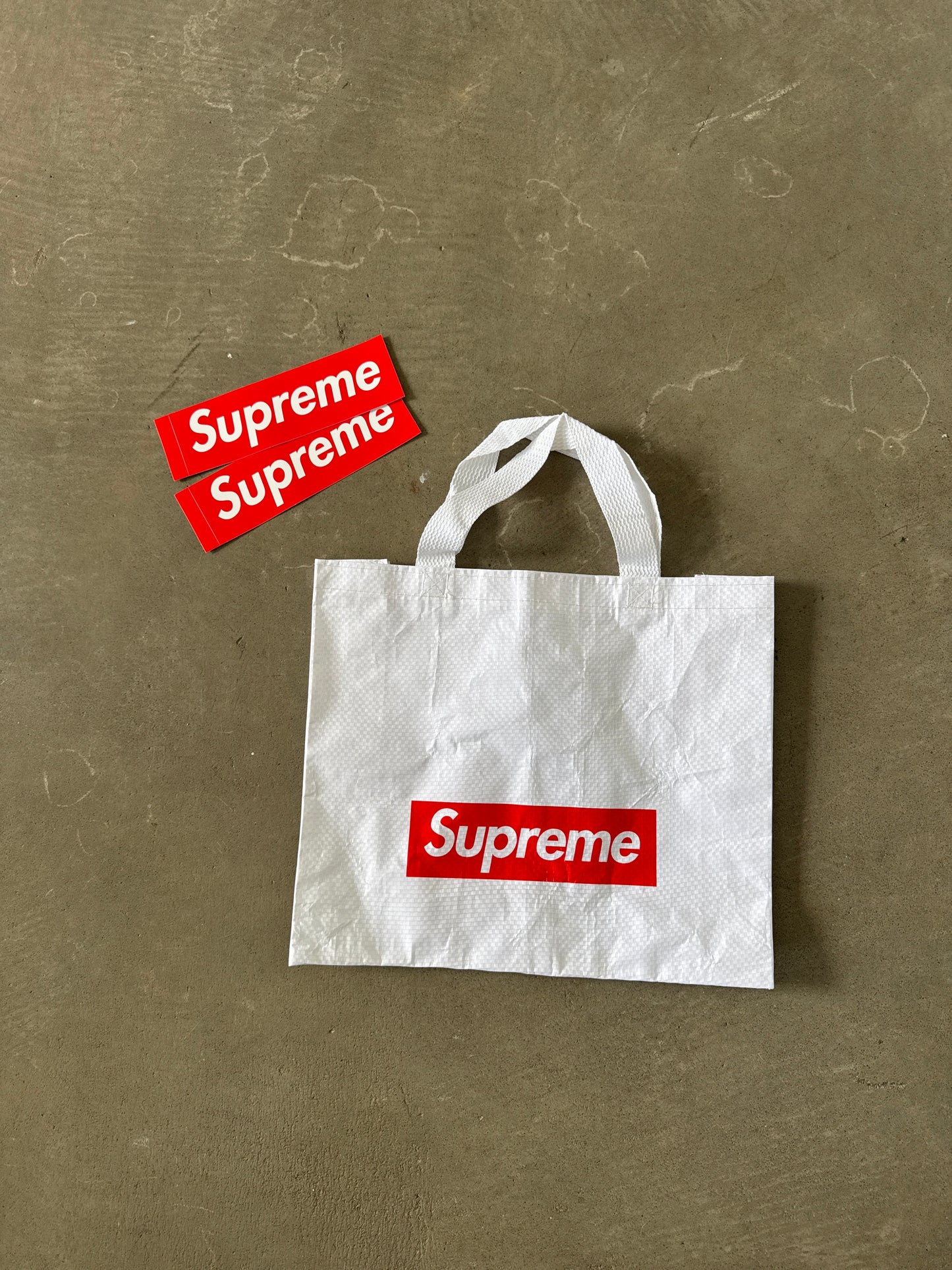 Supreme Woven Box Logo Reusable Shopping Tote Bag