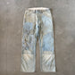 RRL by Polo Ralph Lauren Indigo Distressed Patchwork Selvedge Denim Jeans