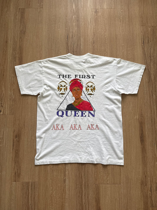 Vintage Alpha Kappa Alpha AKA The First Queen Tee