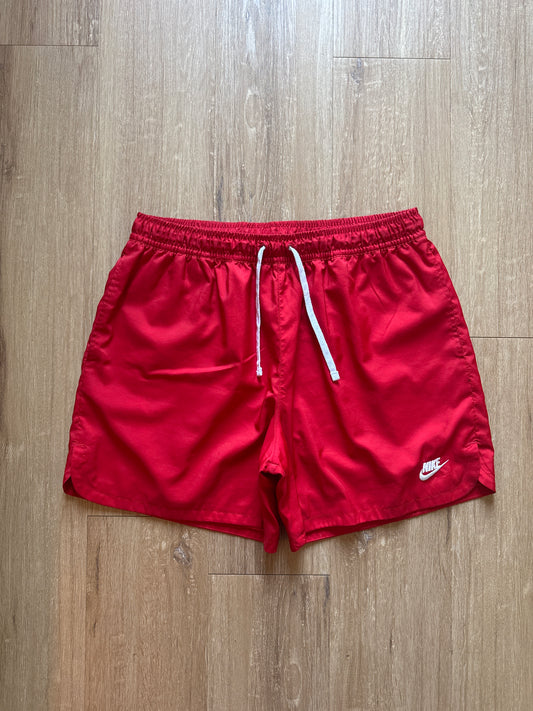 Nike Red Logo Shorts
