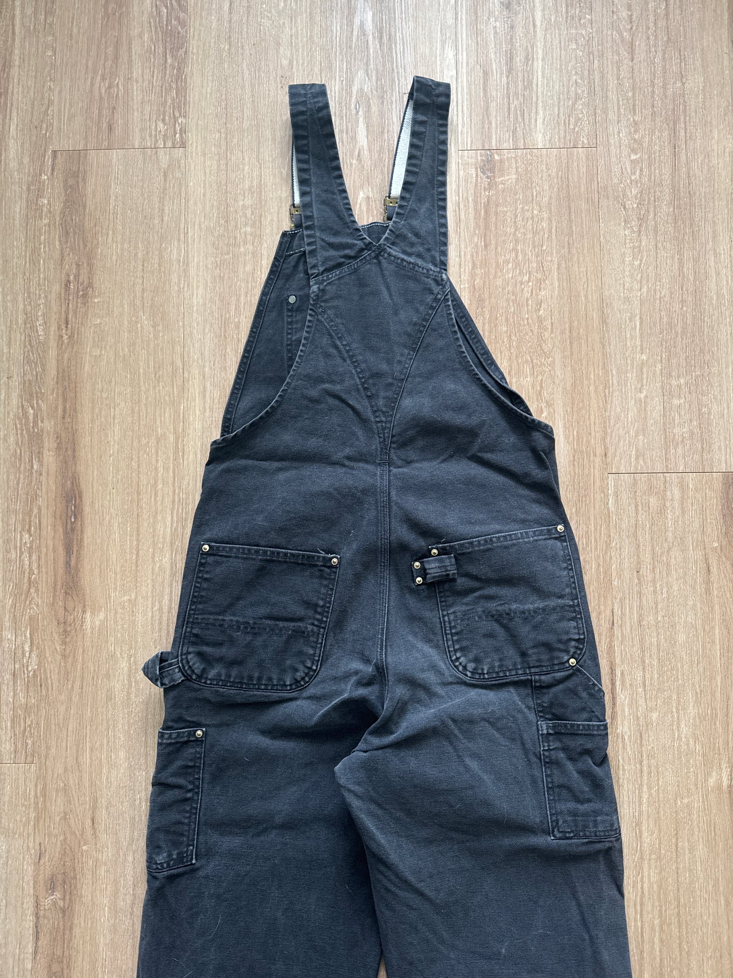 Vintage Carhartt Sun Faded Black Overalls