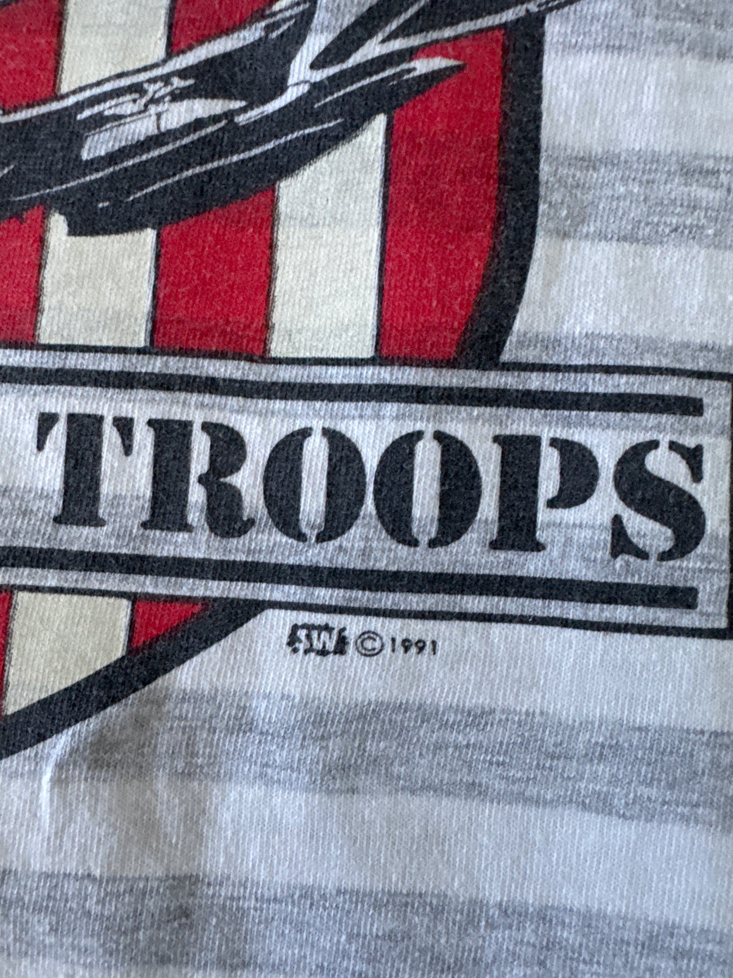Vintage 1991 Operation Desert Storm Striped Tee