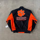 Franchise Collegiate Sportswear University Of Clemson Tigers Embroidered Varsity Jacket