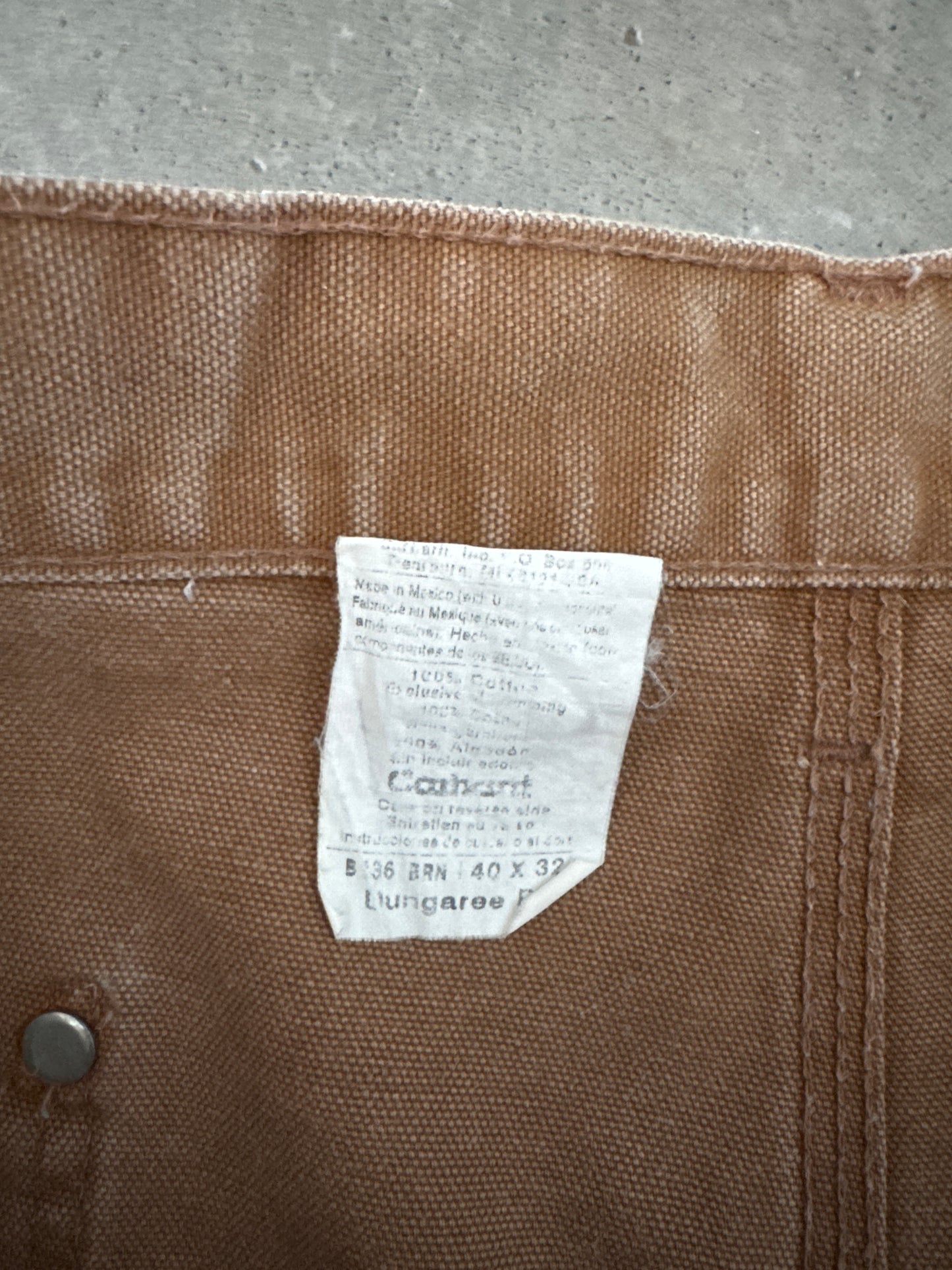 Carhartt Tan Double Knee Pants