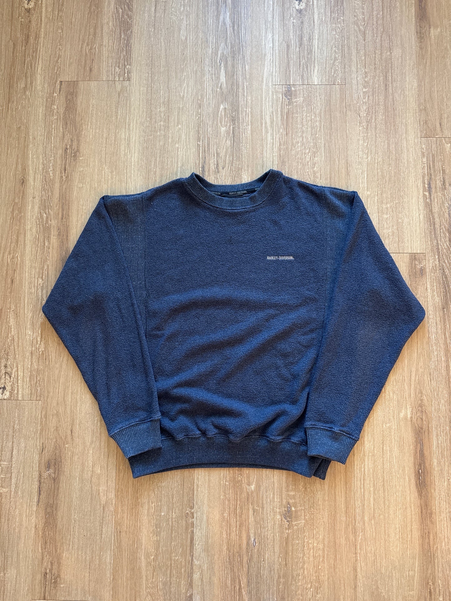 Vintage Harley Davidson Navy Logo Sweatshirt