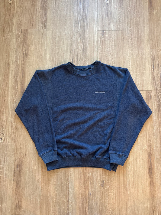 Vintage Harley Davidson Navy Logo Sweatshirt