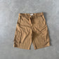 Y2K GS-115 Dark Tan Baggy Cargo Shorts