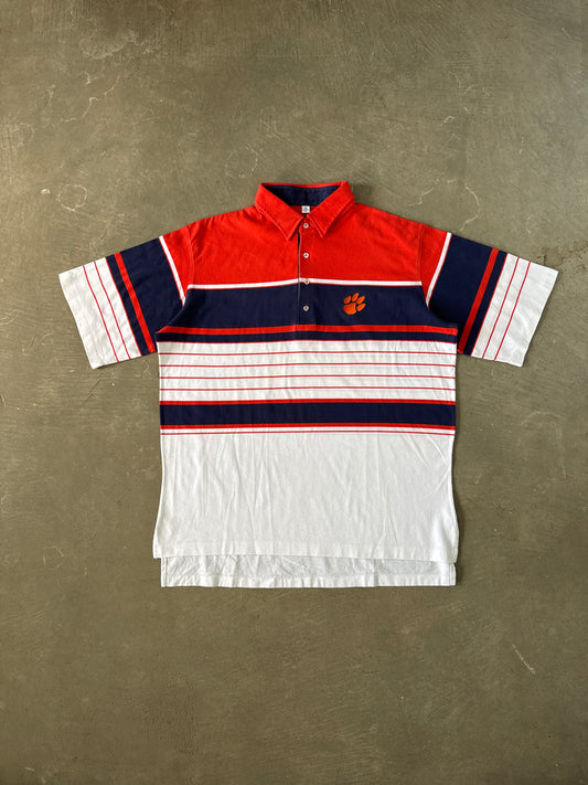 Vintage 90s Clemson University Tigers Polo Shirt