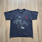 Y2k Nike Jordan 21 Release 2006 Black Tee