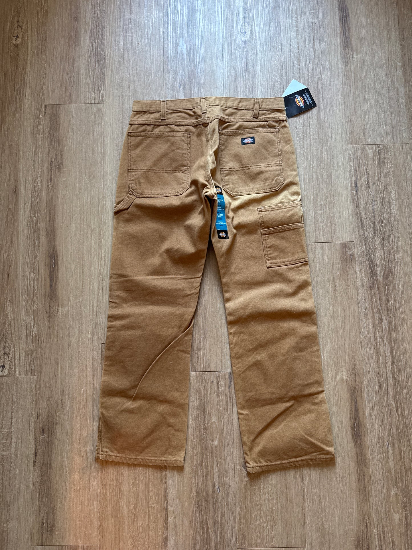 Dickies Dark Tan Relaxed Straight Double Knee Carpenter Pants