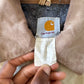 Vintage Carhartt Detroit Distressed Tan Sun Faded Jacket