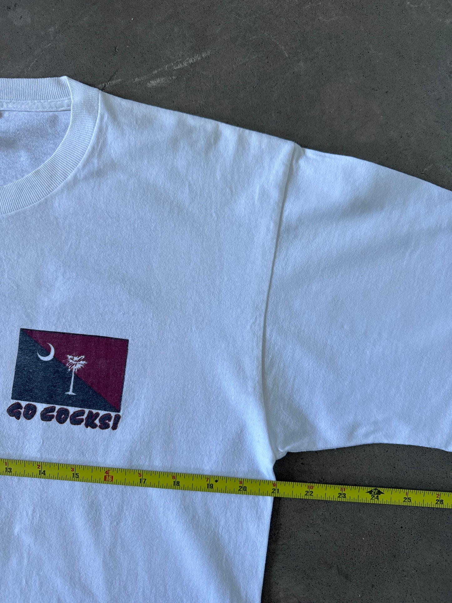 Vintage University Of South Carolina Gamecocks Go Cocks Tee