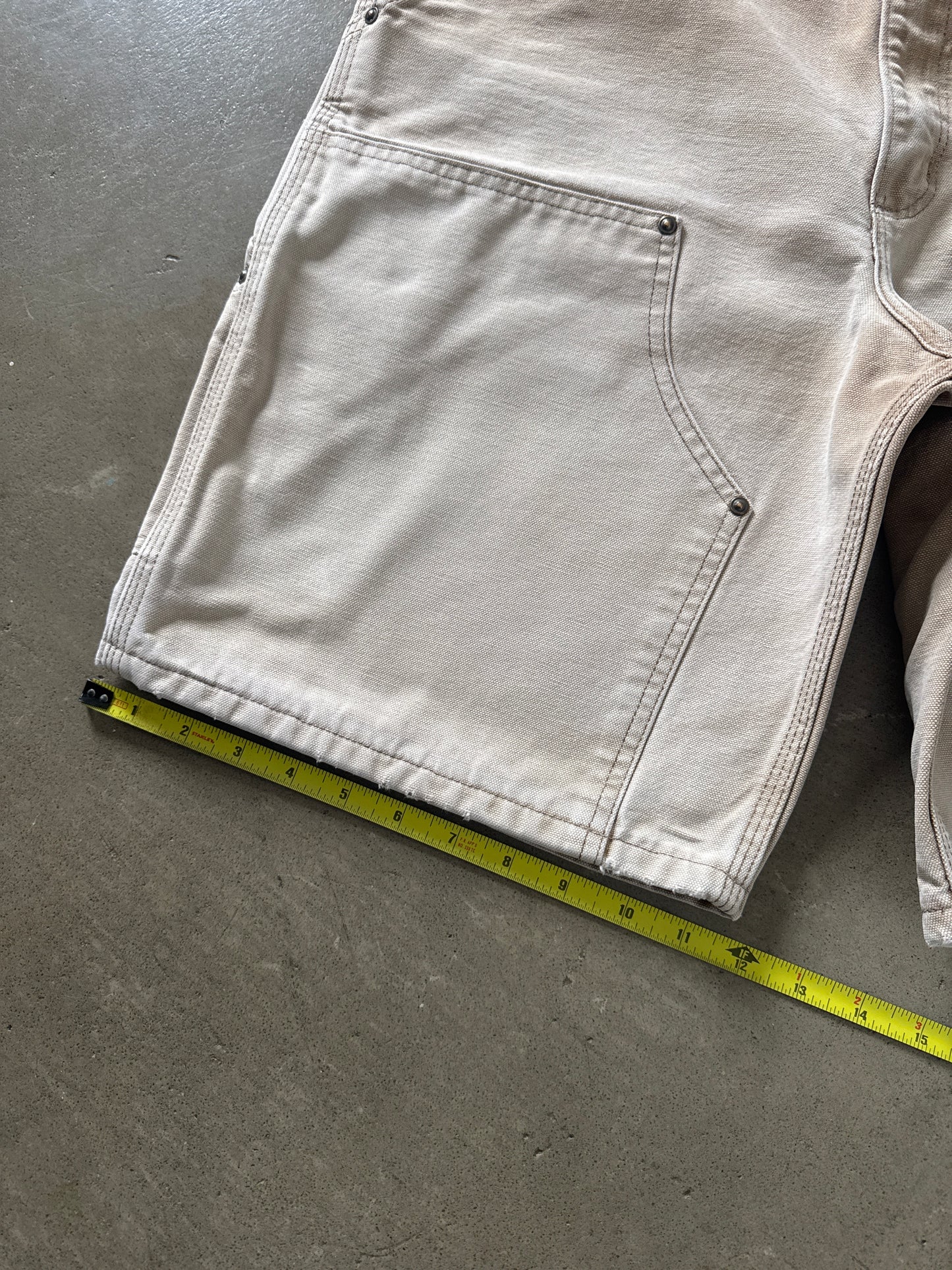 Vintage Carhartt Light Tan Sunfaded Double Knee Shorts