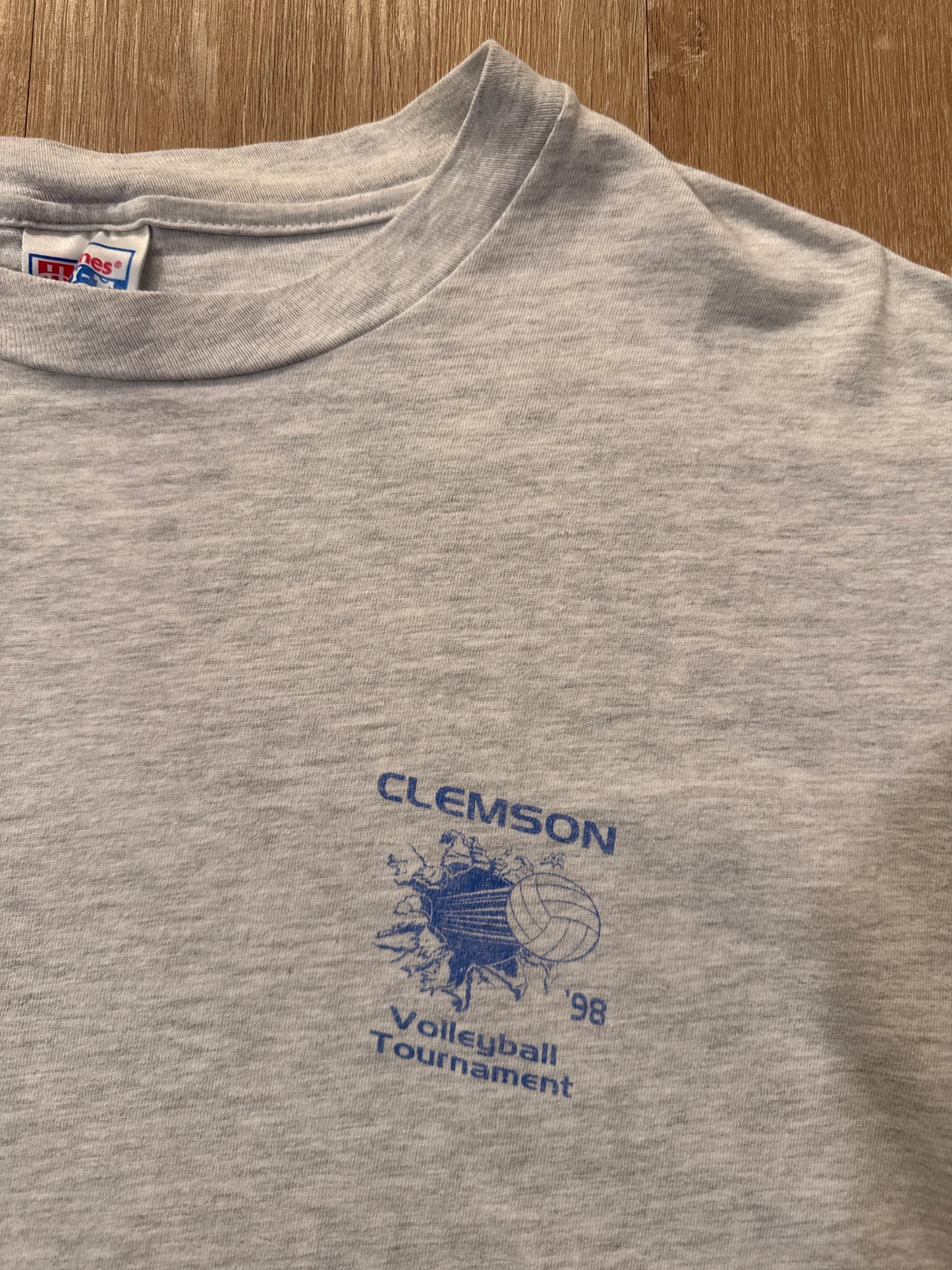 Vintage 1998 University Of Clemson Tigers The Big Bash Volleyball Tournament Tee