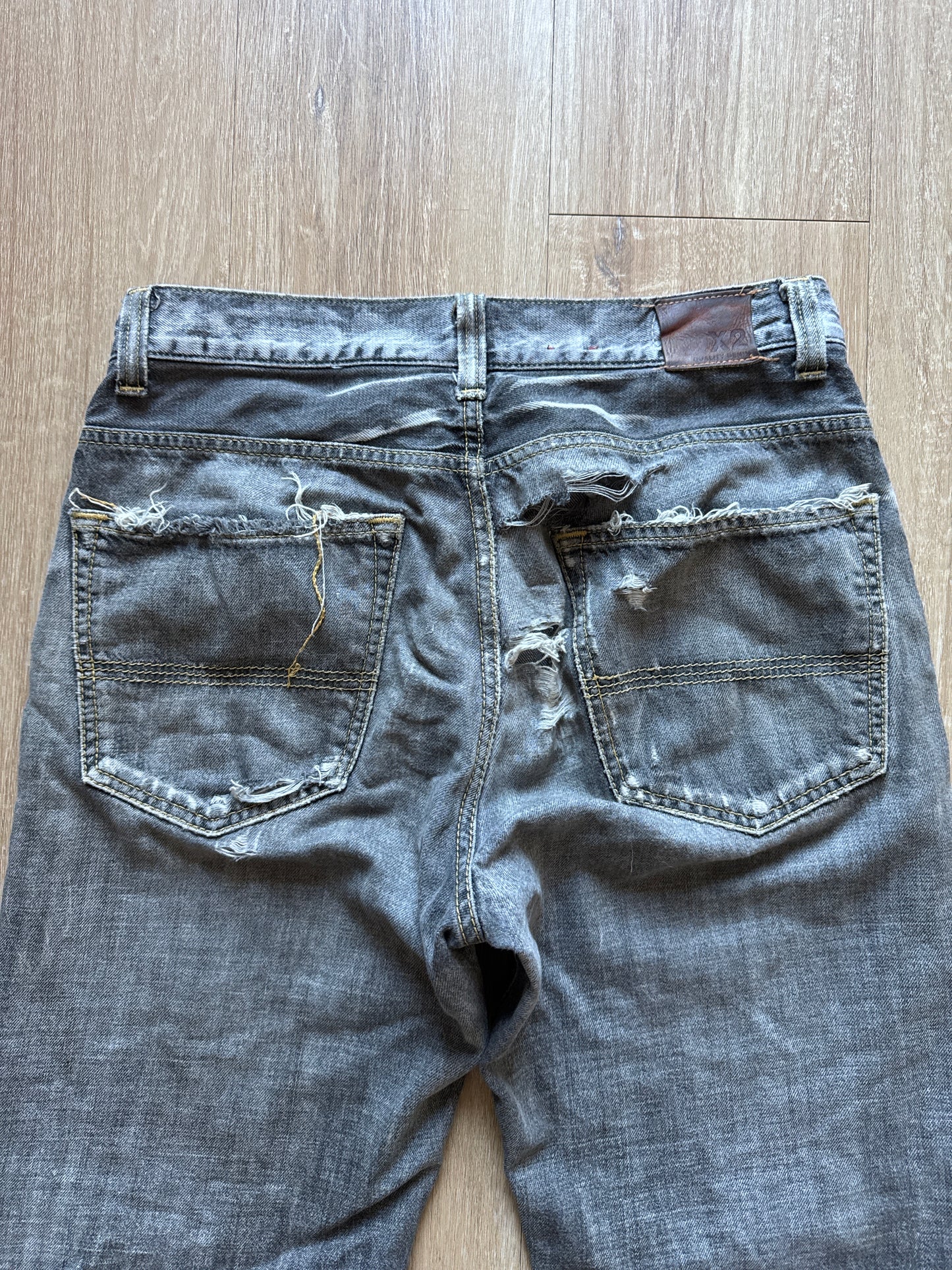 Vintage Y2K X2 Distressed Denim Jeans