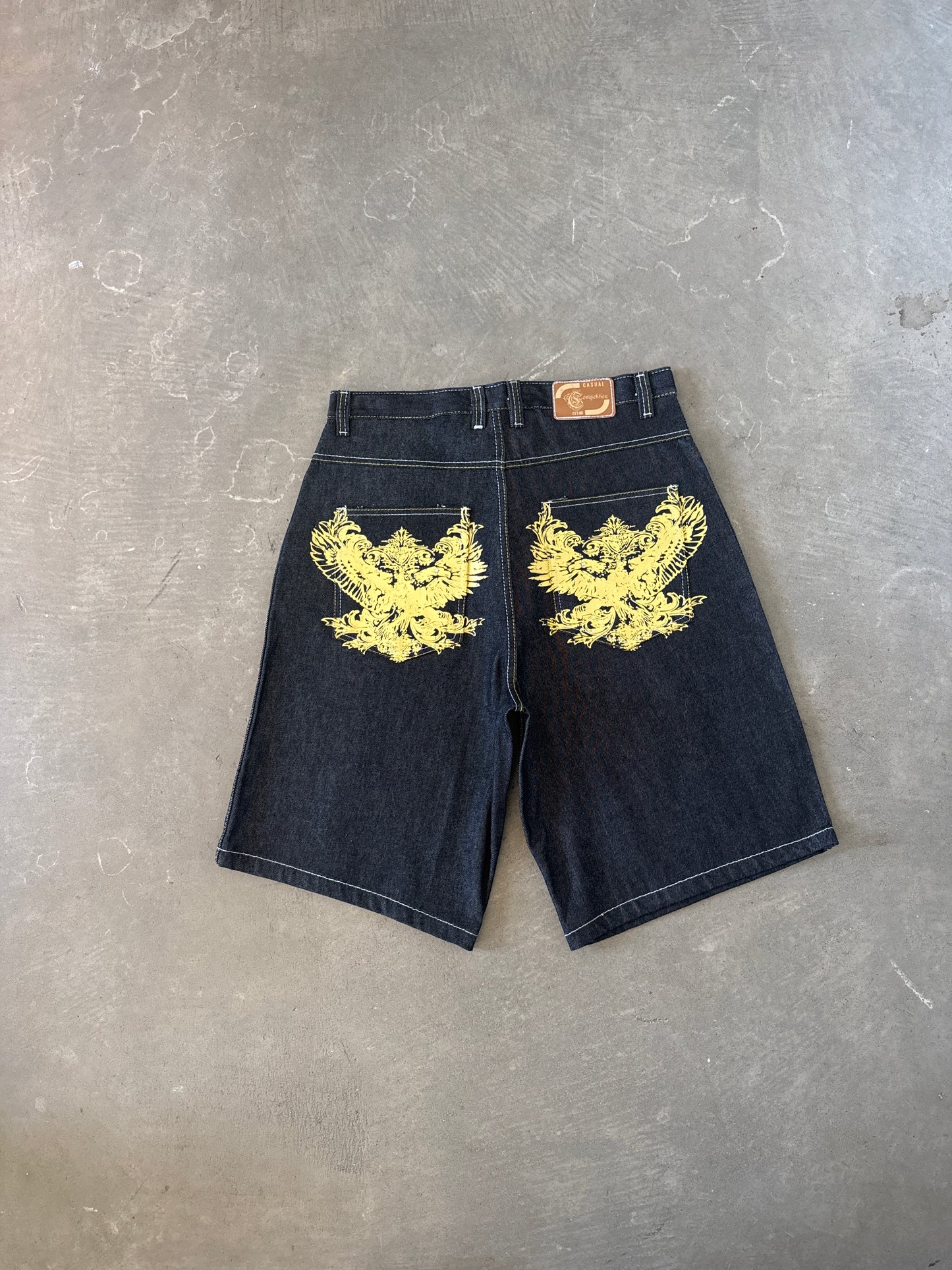 Vintage Y2K Competition Eagle Baggy Shorts