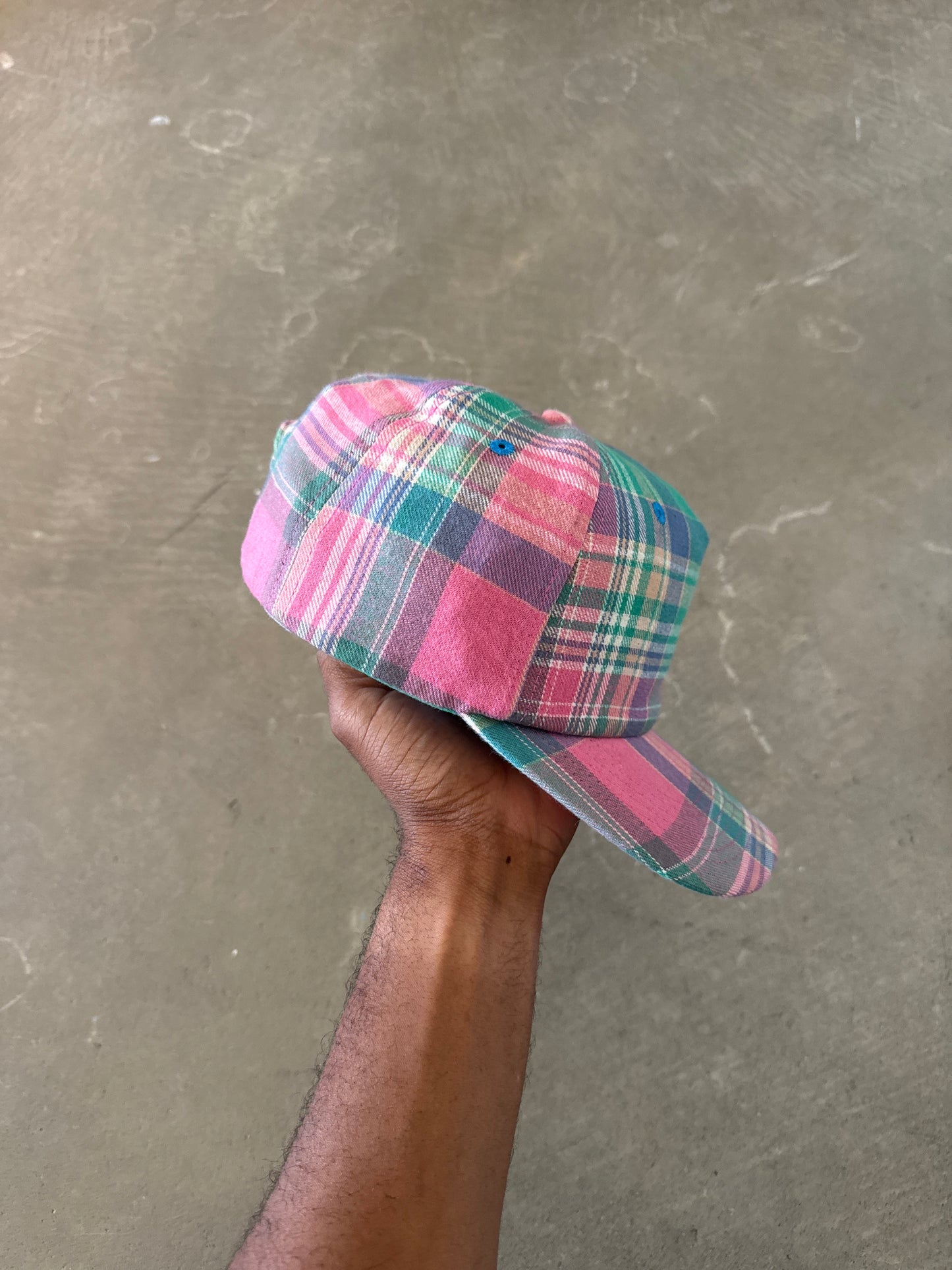 Jose Wong World ABCD Plaid Snapback Hat