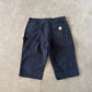 Carhartt Double Knee Long Black Shorts