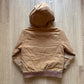 Vintage Youth Carhartt Tan Hooded Work Jacket