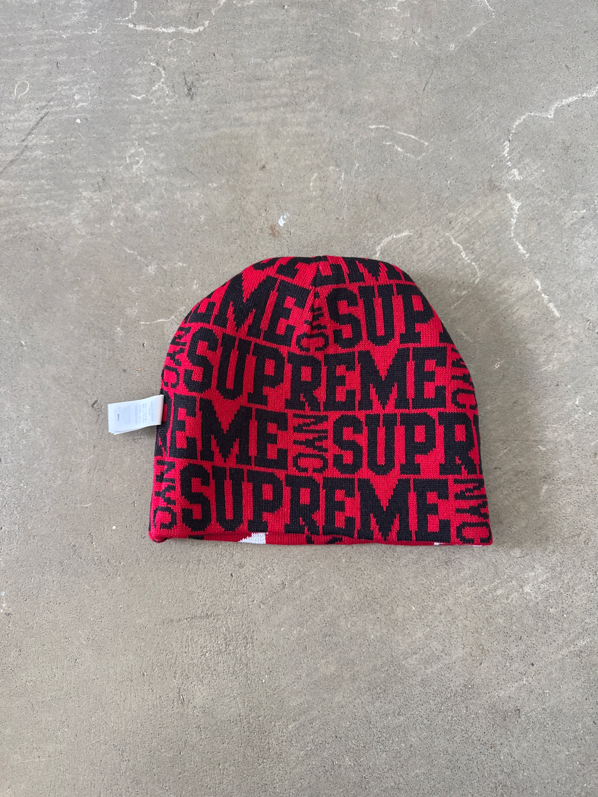 Supreme Reversible Red Camo Beanie (FW26)
