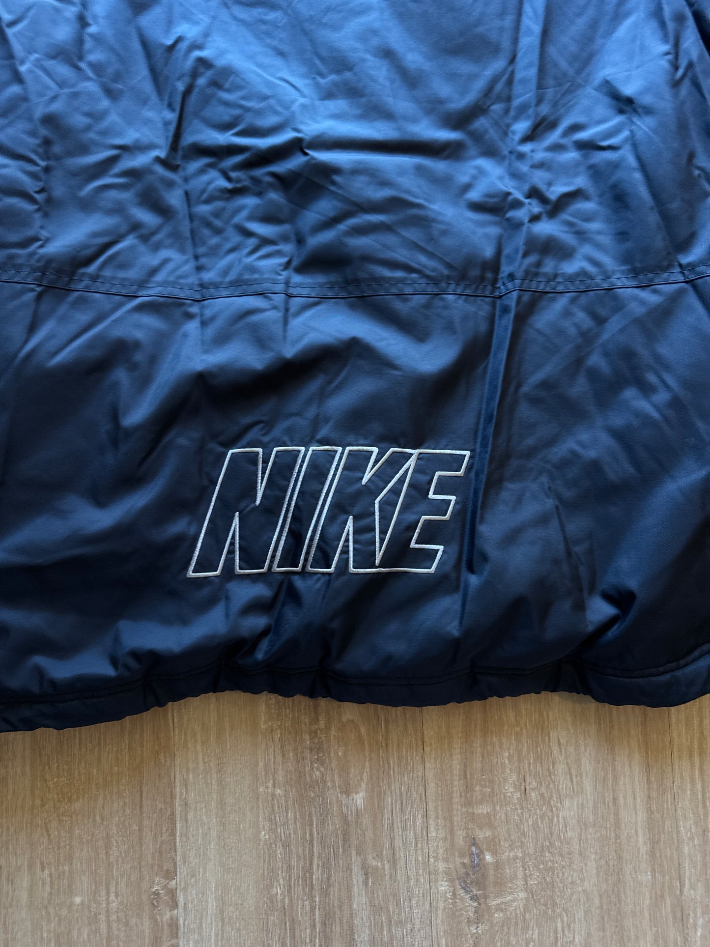 Vintage Nike Y2K Fleece Nylon Parka Jacket